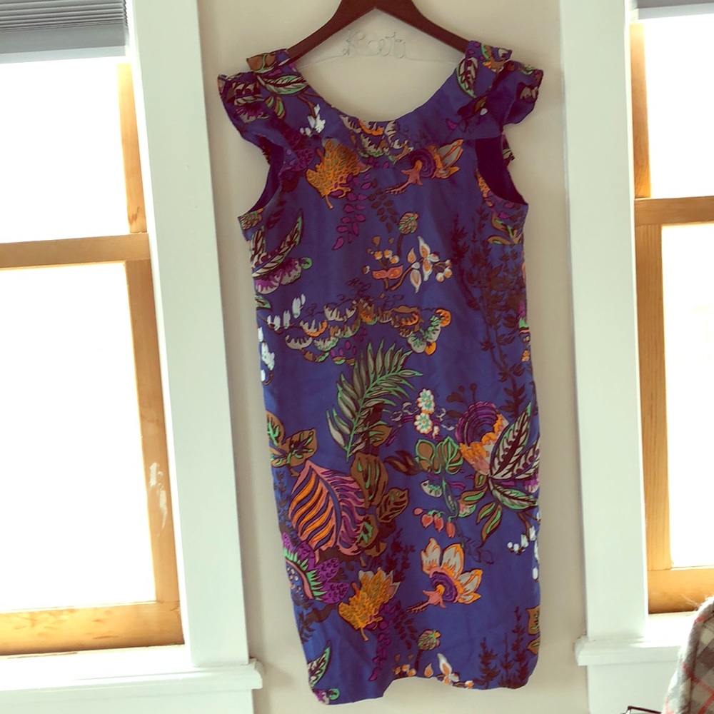 Jcrew colorful silk dress